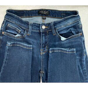 Judy Blue Women's Mid-Rise Skinny Jeans Size 5/27 Dark Wash Stretch Denim JB8211